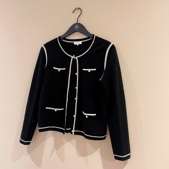 CLAUDIE PIERLOT Meoni Cardigan Sz 2=M - Picture 7 of 11